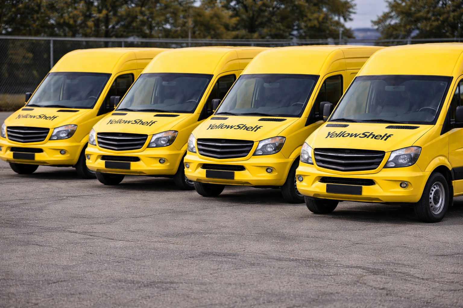Concept render of YellowShelf vans